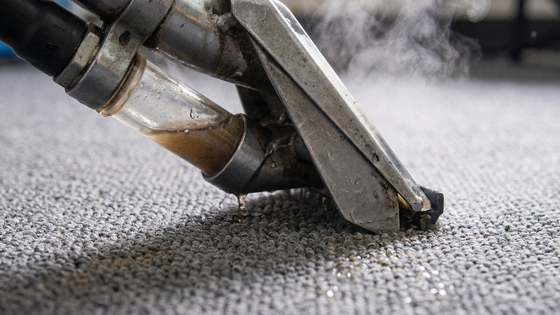 Carpet extraction cleaning